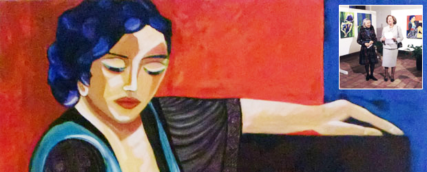 La modella (Ivana Scalco) Pennellate di luce