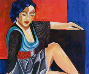 La modella
