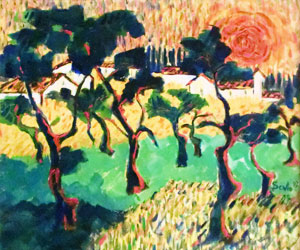 Oliveto al meriggio